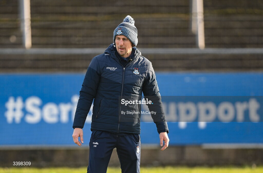 21 March 2026; Dublin joint-manager Derek Murray before the Lidl Ladies National Football League Division 1 Round 6 match between Galway and Dublin at Tuam Stadium in Tuam, Galway. Photo by Stephen McCarthy/Sportsfile