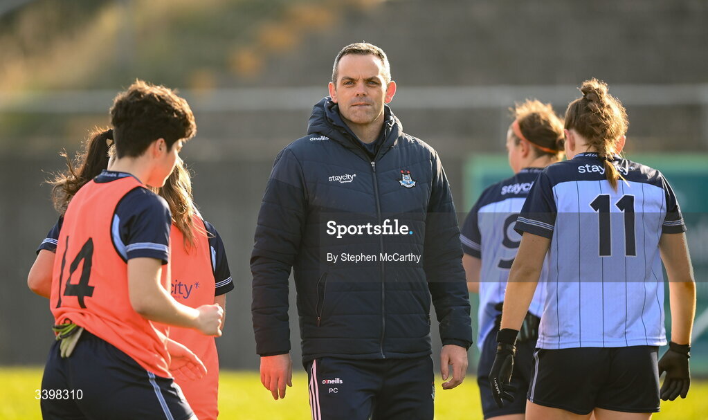 21 March 2026; Dublin joint-manager Paul Casey before the Lidl Ladies National Football League Division 1 Round 6 match between Galway and Dublin at Tuam Stadium in Tuam, Galway. Photo by Stephen McCarthy/Sportsfile