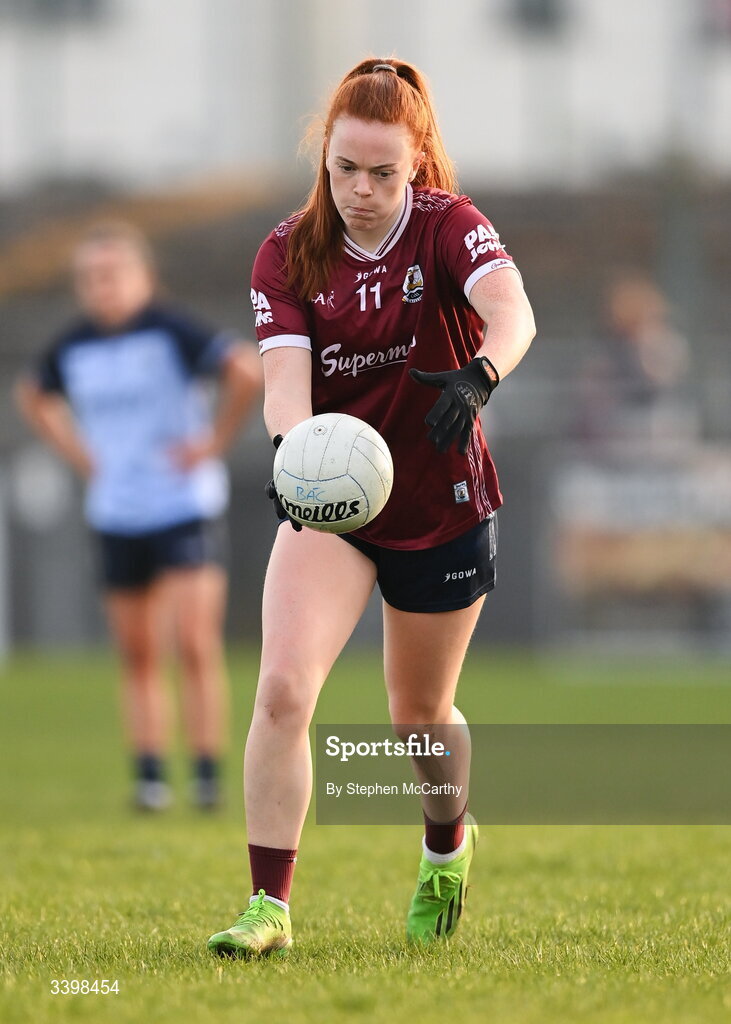 21 March 2026; Kate Slevin of Galway during the Lidl Ladies National Football League Division 1 Round 6 match between Galway and Dublin at Tuam Stadium in Tuam, Galway. Photo by Stephen McCarthy/Sportsfile
