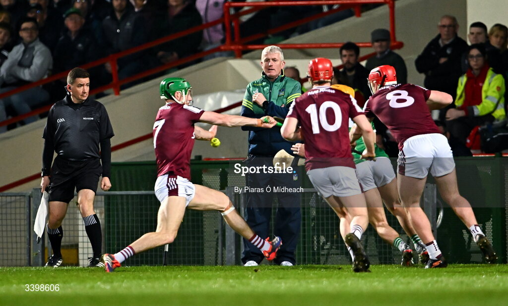 21 March 2026; Limerick manager John Kiely during the Allianz Hurling League Division 1A match between Limerick and Galway at TUS Gaelic Grounds in Limerick. Photo by Piaras Ó Mídheach/Sportsfile