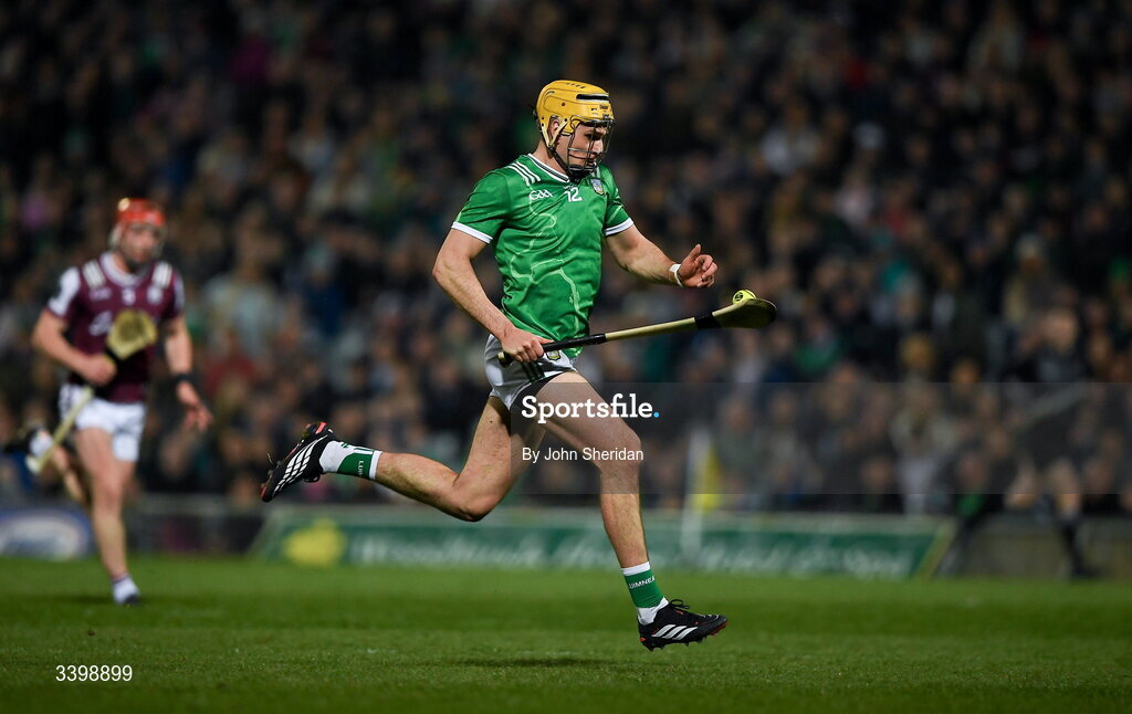 21 March 2026; Cathal O'Neill of Limerick during the Allianz Hurling League Division 1A match between Limerick and Galway at TUS Gaelic Grounds in Limerick. Photo by John Sheridan/Sportsfile