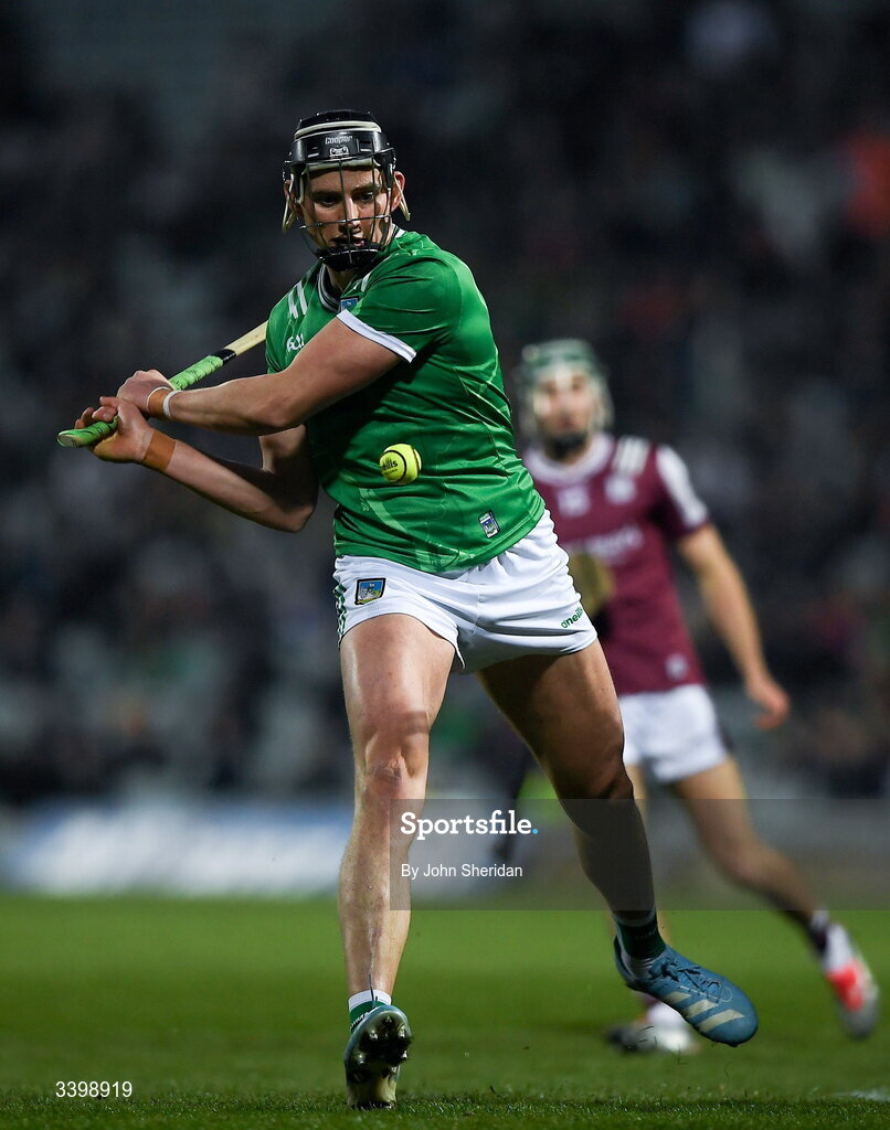 21 March 2026; Gearóid Hegarty of Limerick during the Allianz Hurling League Division 1A match between Limerick and Galway at TUS Gaelic Grounds in Limerick. Photo by John Sheridan/Sportsfile