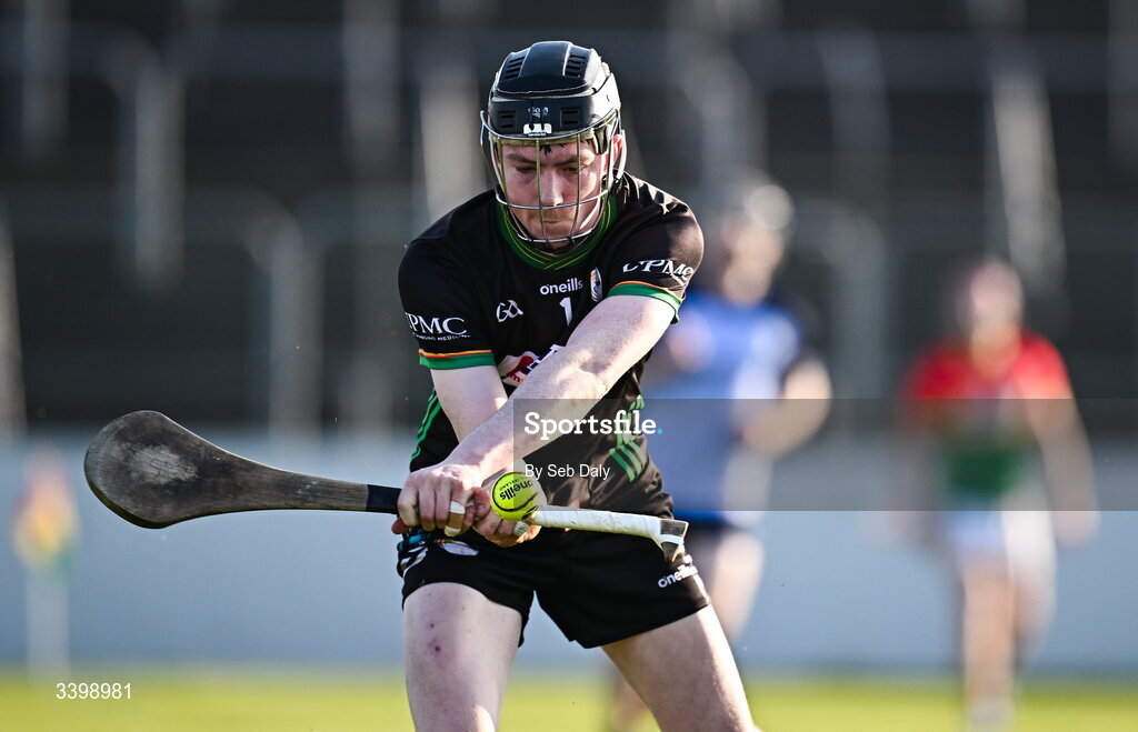 21 March 2026; Carlow goalkeeper Kyle Foley during the Allianz Hurling League Division 1B match between Carlow and Dublin at Netwatch Cullen Park in Carlow. Photo by Seb Daly/Sportsfile