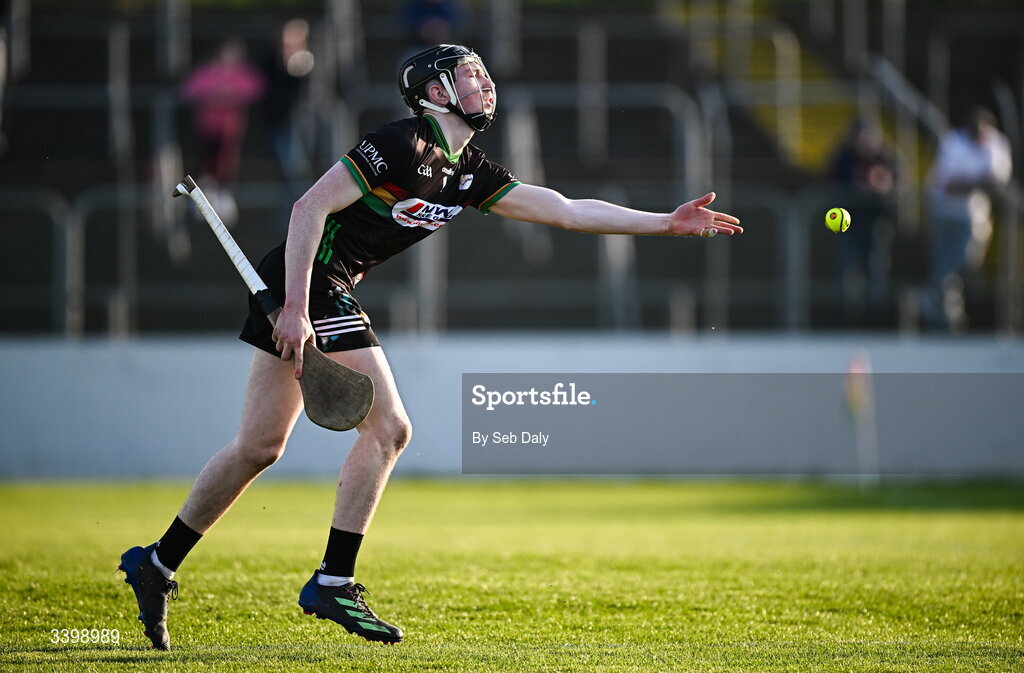 21 March 2026; Carlow goalkeeper Kyle Foley during the Allianz Hurling League Division 1B match between Carlow and Dublin at Netwatch Cullen Park in Carlow. Photo by Seb Daly/Sportsfile