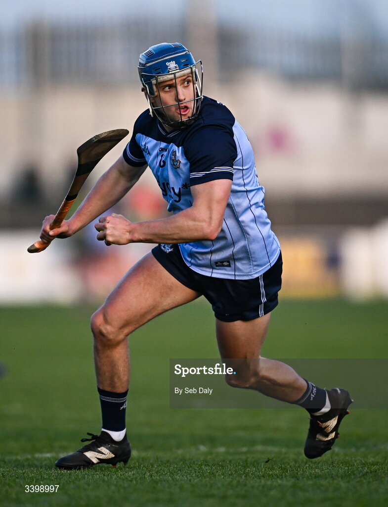 21 March 2026; Dara Purcell of Dublin during the Allianz Hurling League Division 1B match between Carlow and Dublin at Netwatch Cullen Park in Carlow. Photo by Seb Daly/Sportsfile