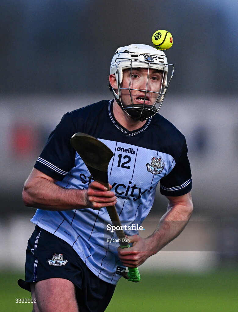 21 March 2026; Darragh Power of Dublin during the Allianz Hurling League Division 1B match between Carlow and Dublin at Netwatch Cullen Park in Carlow. Photo by Seb Daly/Sportsfile