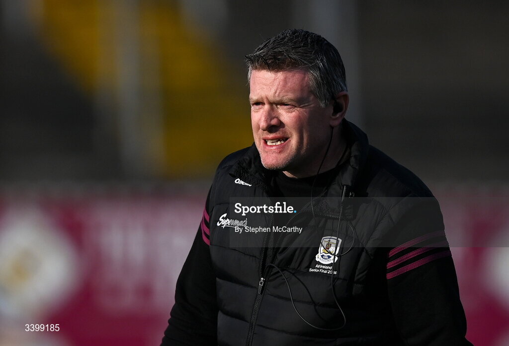 21 March 2026; Galway mentor Enda Holmes before the Lidl Ladies National Football League Division 1 Round 6 match between Galway and Dublin at Tuam Stadium in Tuam, Galway. Photo by Stephen McCarthy/Sportsfile