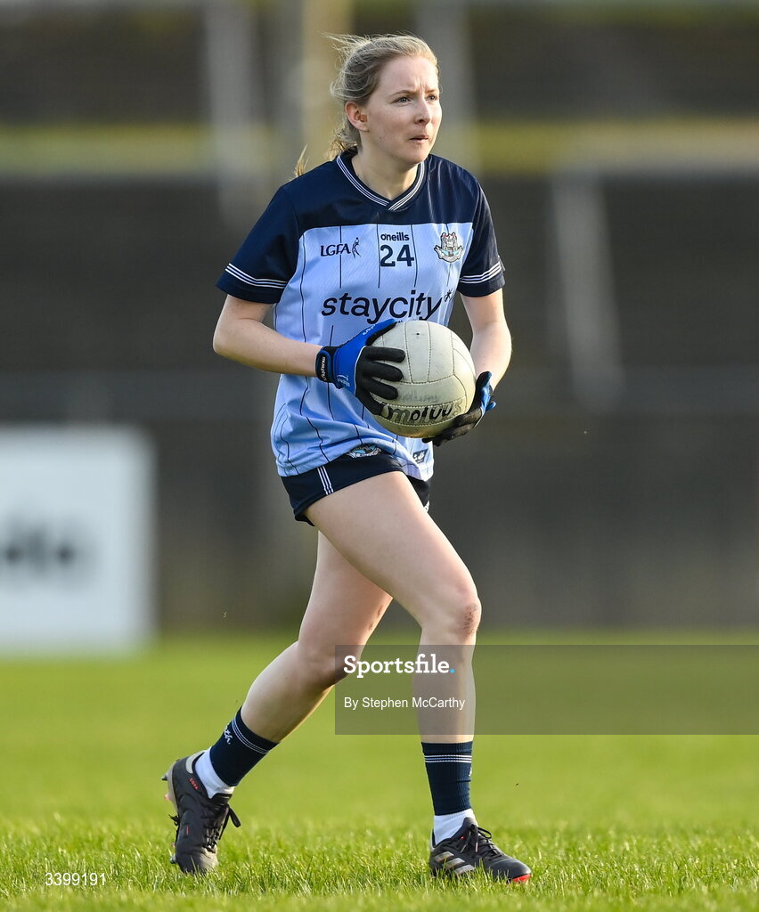 21 March 2026; Caoimhe O'Connor of Dublin during the Lidl Ladies National Football League Division 1 Round 6 match between Galway and Dublin at Tuam Stadium in Tuam, Galway. Photo by Stephen McCarthy/Sportsfile