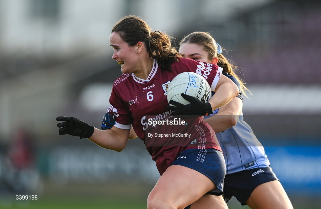 21 March 2026; Nicola Ward of Galway during the Lidl Ladies National Football League Division 1 Round 6 match between Galway and Dublin at Tuam Stadium in Tuam, Galway. Photo by Stephen McCarthy/Sportsfile