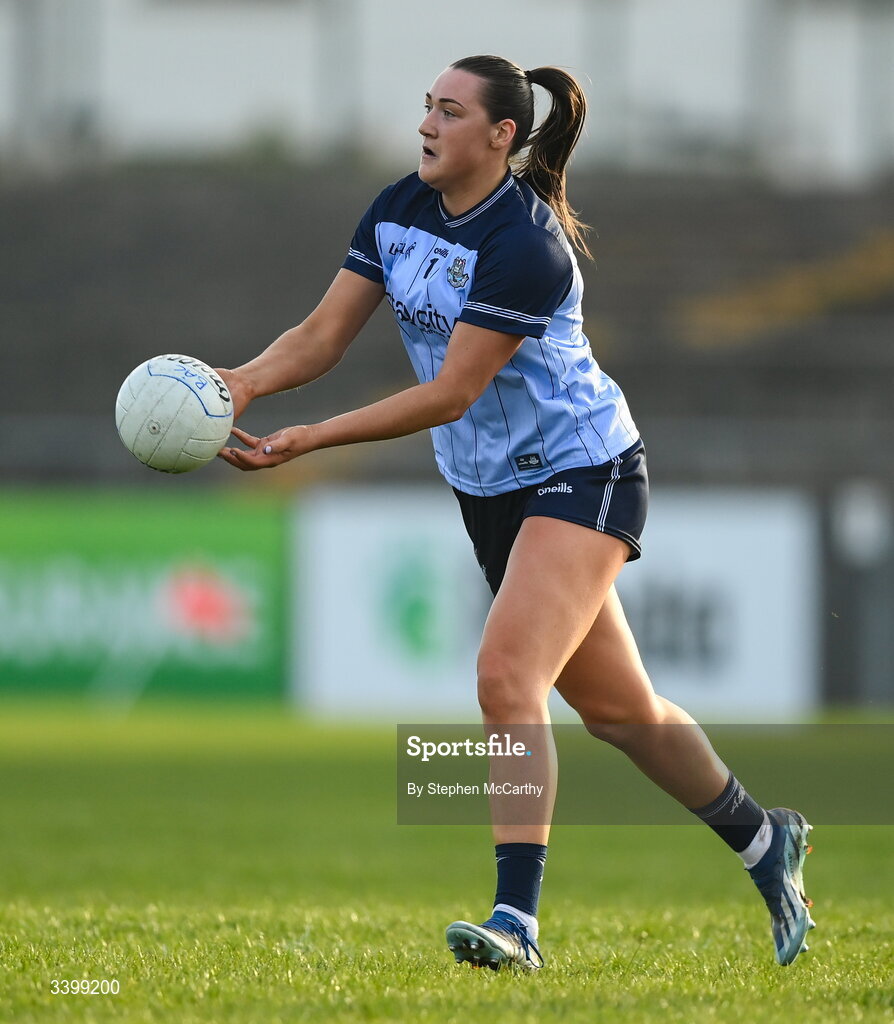 21 March 2026; Niamh Hetherton of Dublin during the Lidl Ladies National Football League Division 1 Round 6 match between Galway and Dublin at Tuam Stadium in Tuam, Galway. Photo by Stephen McCarthy/Sportsfile