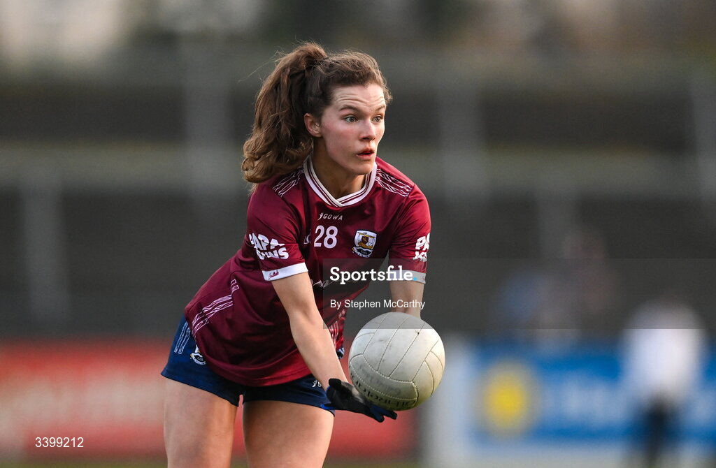 21 March 2026; Aoife O'Rourke of Galway during the Lidl Ladies National Football League Division 1 Round 6 match between Galway and Dublin at Tuam Stadium in Tuam, Galway. Photo by Stephen McCarthy/Sportsfile