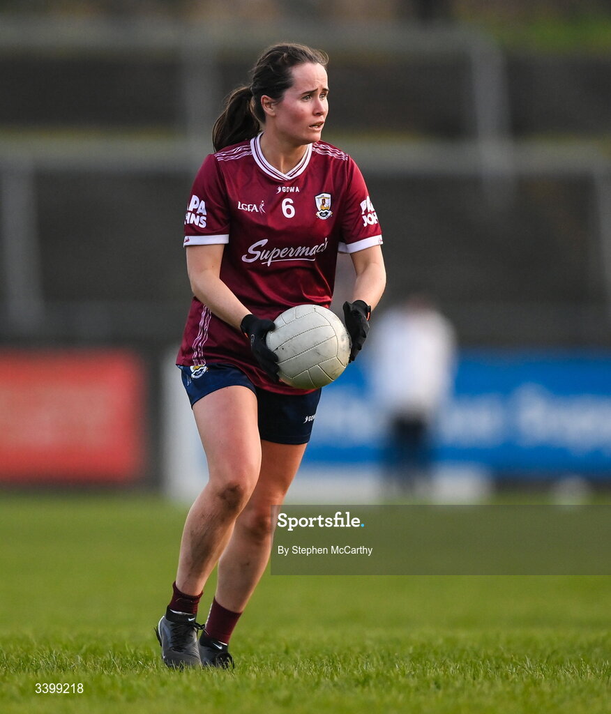 21 March 2026; Nicola Ward of Galway during the Lidl Ladies National Football League Division 1 Round 6 match between Galway and Dublin at Tuam Stadium in Tuam, Galway. Photo by Stephen McCarthy/Sportsfile