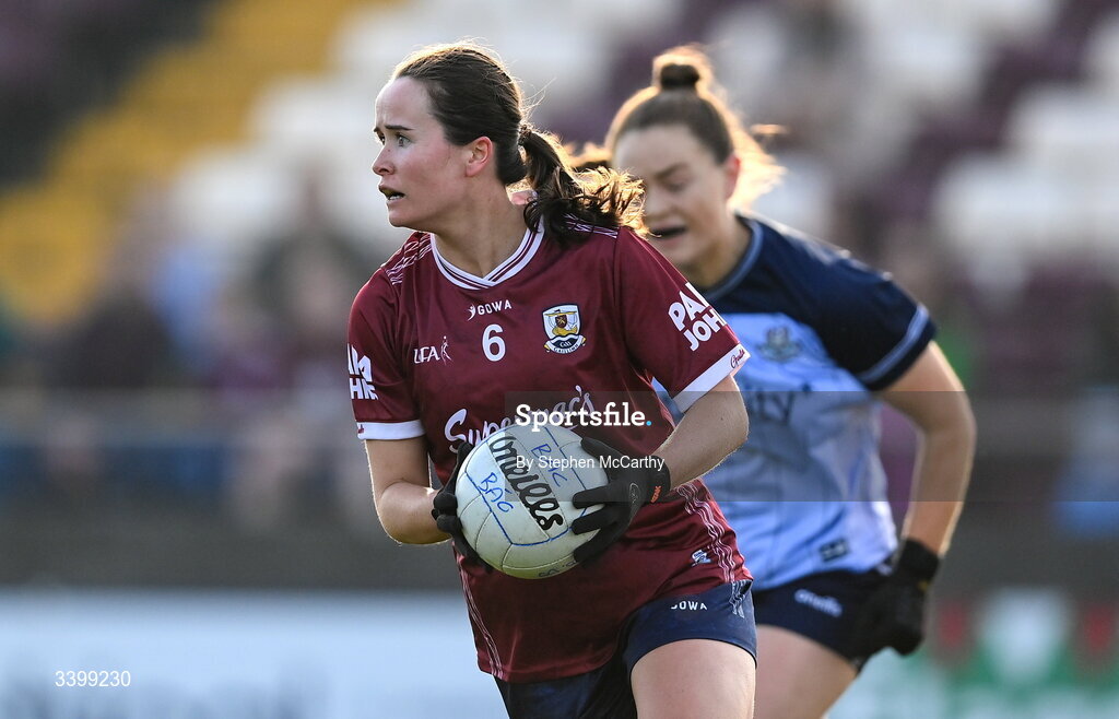 21 March 2026; Nicola Ward of Galway during the Lidl Ladies National Football League Division 1 Round 6 match between Galway and Dublin at Tuam Stadium in Tuam, Galway. Photo by Stephen McCarthy/Sportsfile