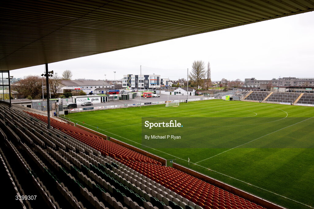 22 March 2026; A general view of Glenisk O'Connor Park before the Allianz Football League Division 2 match between Offaly and Meath at Glenisk O'Connor Park in Tullamore, Offaly. Photo by Michael P Ryan/Sportsfile