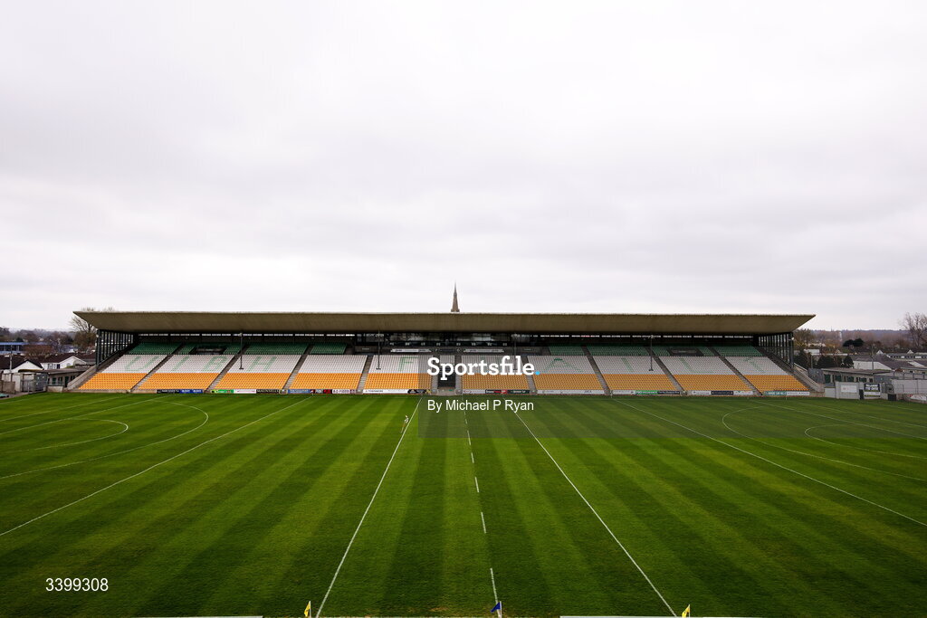 22 March 2026; A general view of Glenisk O'Connor Park before the Allianz Football League Division 2 match between Offaly and Meath at Glenisk O'Connor Park in Tullamore, Offaly. Photo by Michael P Ryan/Sportsfile