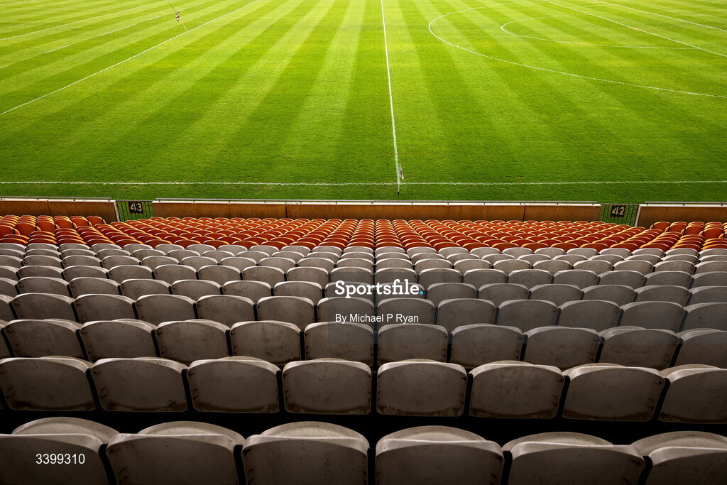 22 March 2026; A general view of Glenisk O'Connor Park before the Allianz Football League Division 2 match between Offaly and Meath at Glenisk O'Connor Park in Tullamore, Offaly. Photo by Michael P Ryan/Sportsfile