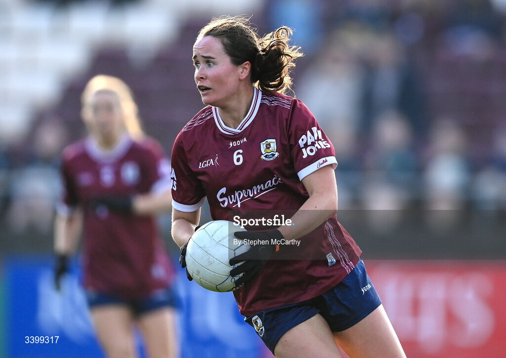 21 March 2026; Nicola Ward of Galway during the Lidl Ladies National Football League Division 1 Round 6 match between Galway and Dublin at Tuam Stadium in Tuam, Galway. Photo by Stephen McCarthy/Sportsfile