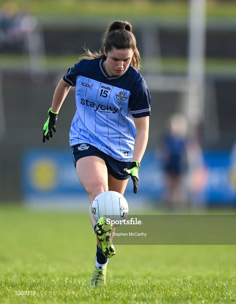 21 March 2026; Kate Sullivan of Dublin during the Lidl Ladies National Football League Division 1 Round 6 match between Galway and Dublin at Tuam Stadium in Tuam, Galway. Photo by Stephen McCarthy/Sportsfile