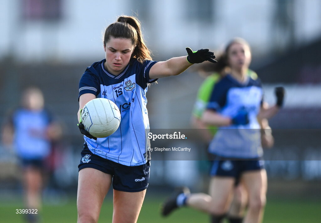 21 March 2026; Kate Sullivan of Dublin during the Lidl Ladies National Football League Division 1 Round 6 match between Galway and Dublin at Tuam Stadium in Tuam, Galway. Photo by Stephen McCarthy/Sportsfile