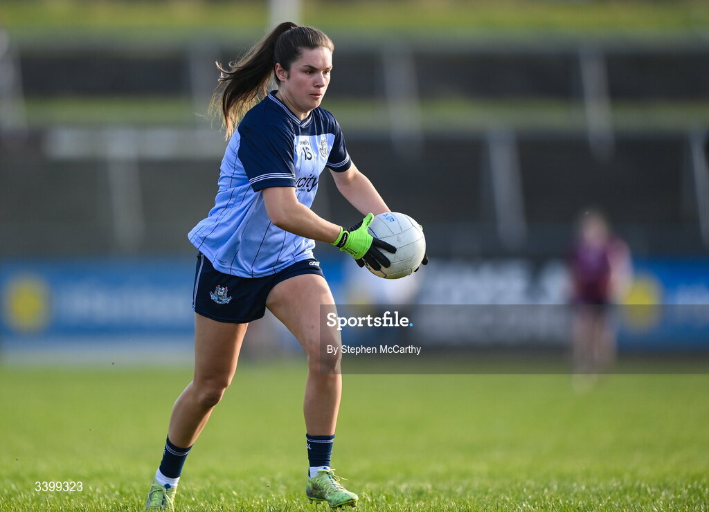 21 March 2026; Kate Sullivan of Dublin during the Lidl Ladies National Football League Division 1 Round 6 match between Galway and Dublin at Tuam Stadium in Tuam, Galway. Photo by Stephen McCarthy/Sportsfile