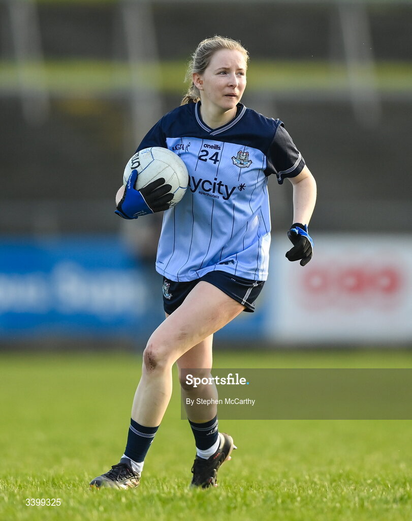 21 March 2026; Caoimhe O'Connor of Dublin during the Lidl Ladies National Football League Division 1 Round 6 match between Galway and Dublin at Tuam Stadium in Tuam, Galway. Photo by Stephen McCarthy/Sportsfile