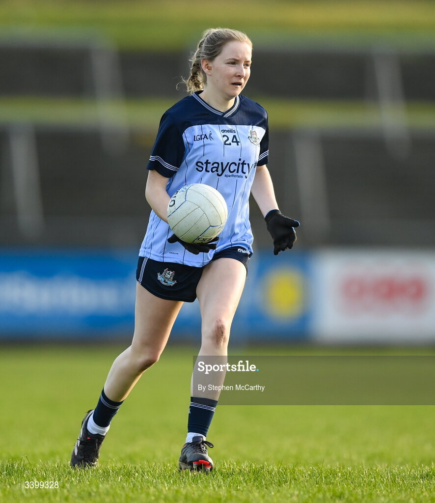 21 March 2026; Caoimhe O'Connor of Dublin during the Lidl Ladies National Football League Division 1 Round 6 match between Galway and Dublin at Tuam Stadium in Tuam, Galway. Photo by Stephen McCarthy/Sportsfile