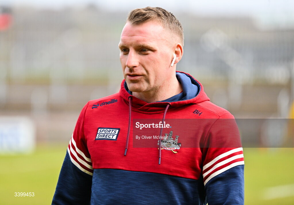 22 March 2026; Brian Hurley of Cork before the Allianz Football League Division 2 match between Tyrone and Cork at O'Neills Healy Park in Omagh, Tyrone. Photo by Oliver McVeigh/Sportsfile