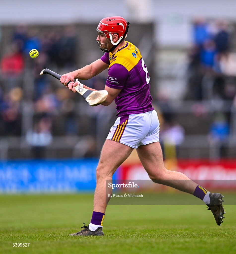 8 March 2026; Conor Hearne of Wexford during the Allianz Hurling League Division 1B match between Clare and Wexford at Zimmer Biomet Páirc Chíosóg in Ennis, Clare. Photo by Piaras Ó Mídheach/Sportsfile