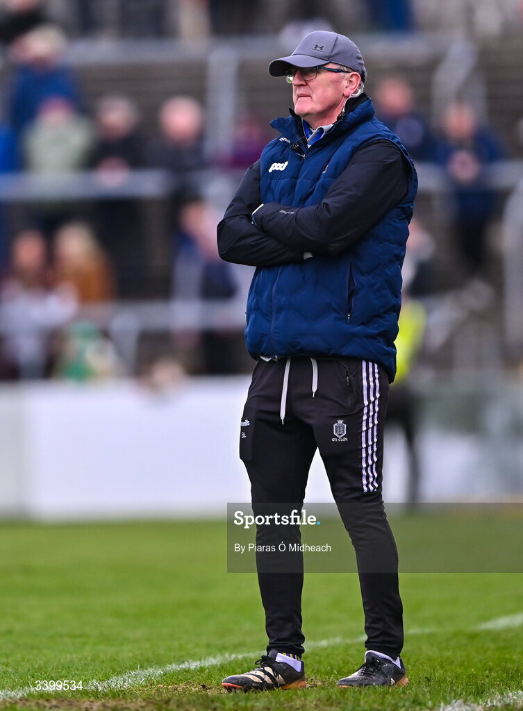 8 March 2026; Clare manager Brian Lohan during the Allianz Hurling League Division 1B match between Clare and Wexford at Zimmer Biomet Páirc Chíosóg in Ennis, Clare. Photo by Piaras Ó Mídheach/Sportsfile