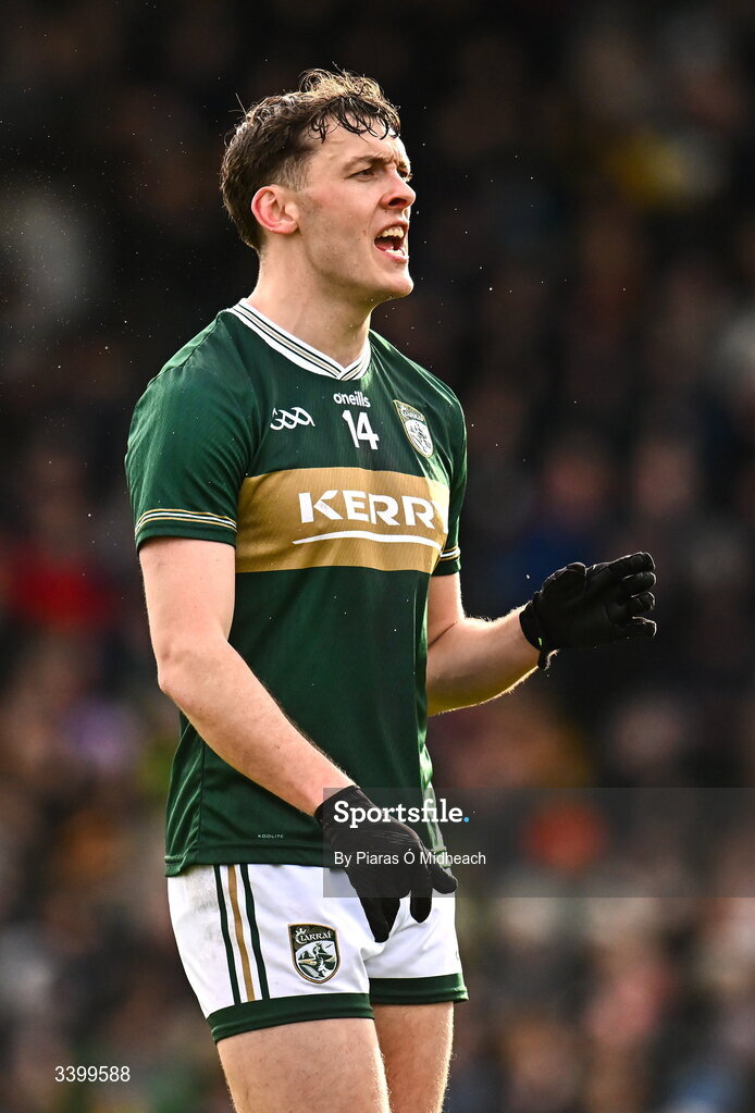 14 March 2026; David Clifford of Kerry during the Allianz Football League Division 1 match between Kerry and Mayo at Austin Stack Park in Tralee, Kerry. Photo by Piaras Ó Mídheach/Sportsfile