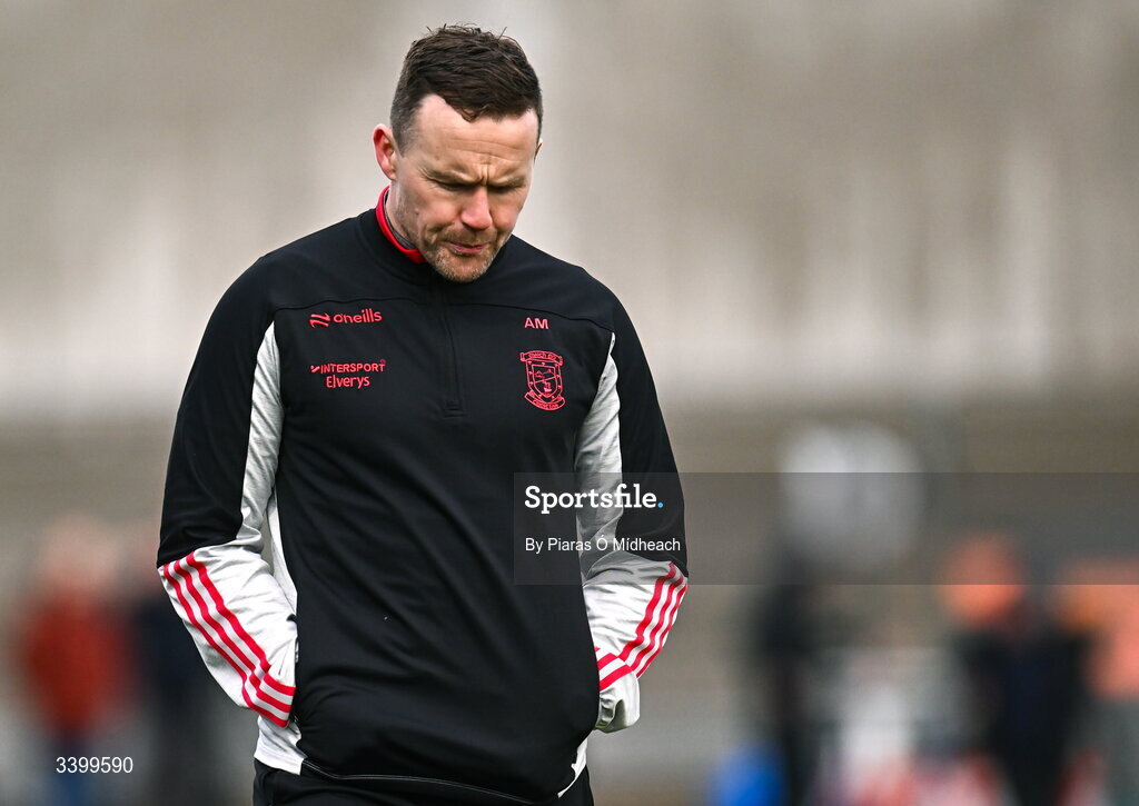 14 March 2026; Mayo manager Andy Moran during the Allianz Football League Division 1 match between Kerry and Mayo at Austin Stack Park in Tralee, Kerry. Photo by Piaras Ó Mídheach/Sportsfile