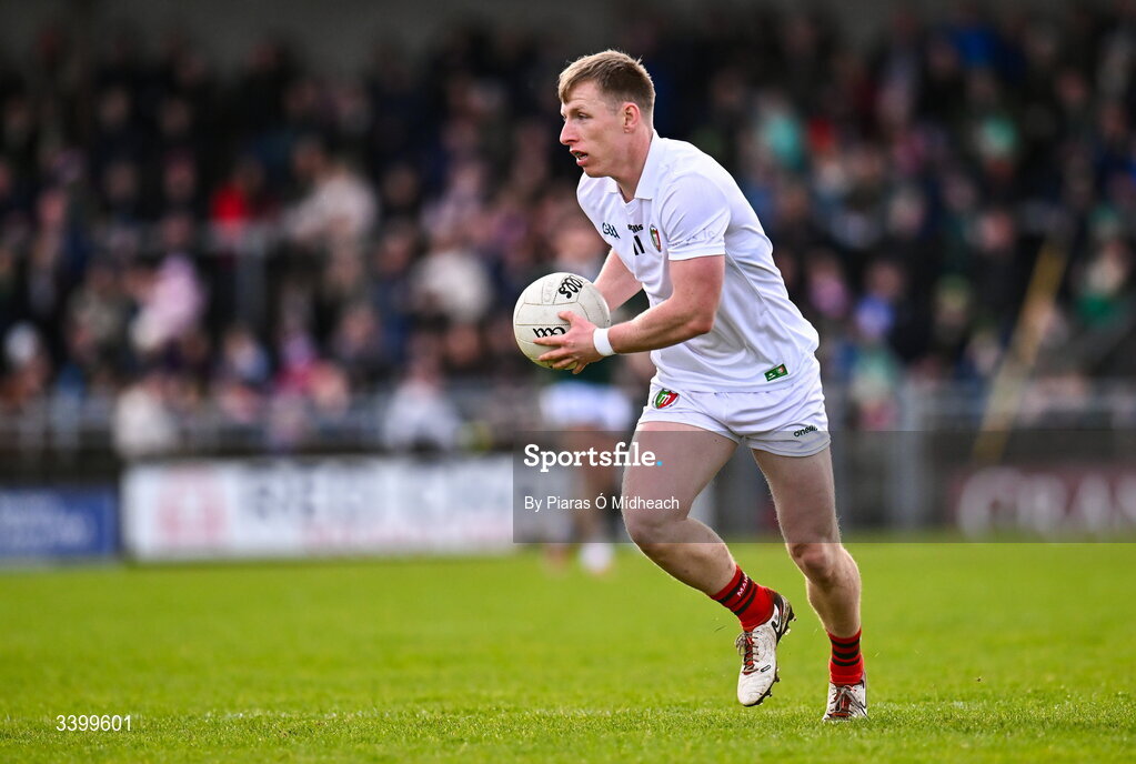14 March 2026; Ryan O'Donoghue of Mayo during the Allianz Football League Division 1 match between Kerry and Mayo at Austin Stack Park in Tralee, Kerry. Photo by Piaras Ó Mídheach/Sportsfile