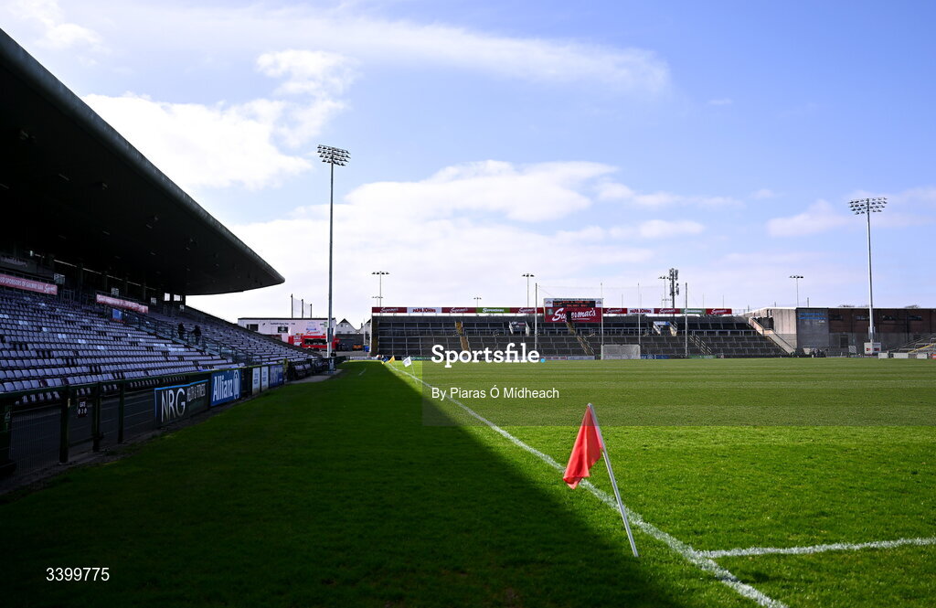22 March 2026; A general view before the Allianz Football League Division 1 match between Galway and Dublin at Pearse Stadium in Galway. Photo by Piaras Ó Mídheach/Sportsfile