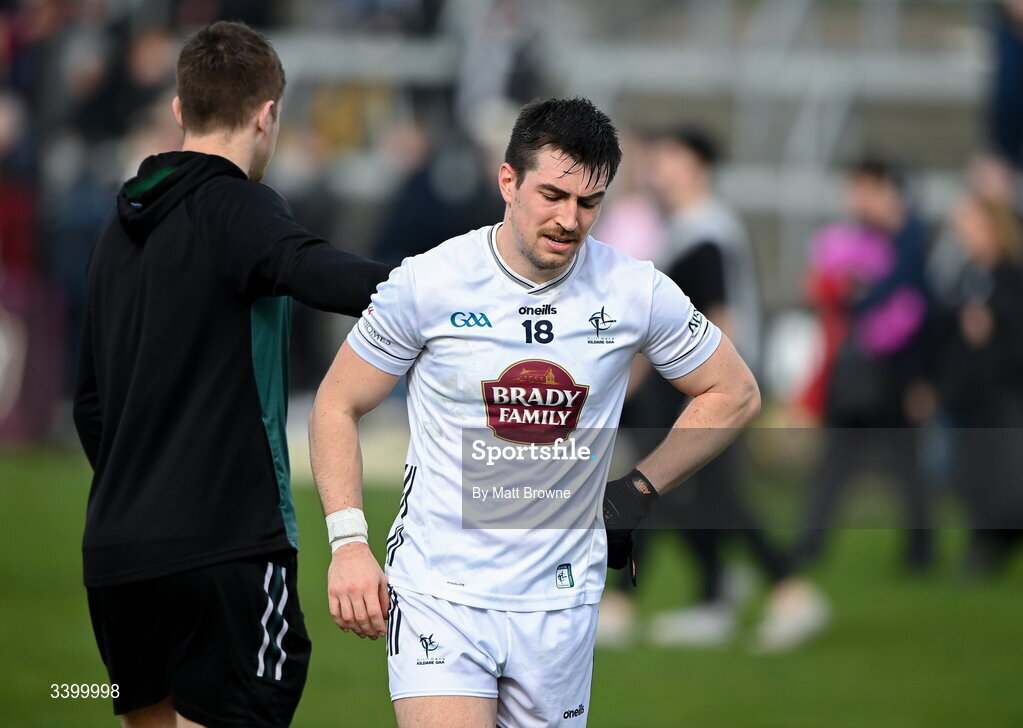 22 March 2026; Mark Dempsey of Kildare after the Allianz Football League Division 2 match between Kildare and Louth at Cedral St Conleth's Park in Newbridge, Kildare. Photo by Matt Browne/Sportsfile