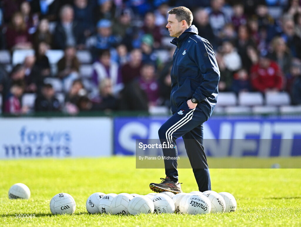 22 March 2026; Dublin coach Stephen Cluxton before the Allianz Football League Division 1 match between Galway and Dublin at Pearse Stadium in Galway. Photo by Piaras Ó Mídheach/Sportsfile