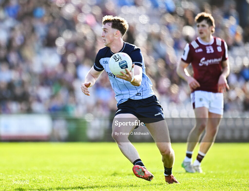 22 March 2026; Eoin Kennedy of Dublin during the Allianz Football League Division 1 match between Galway and Dublin at Pearse Stadium in Galway. Photo by Piaras Ó Mídheach/Sportsfile
