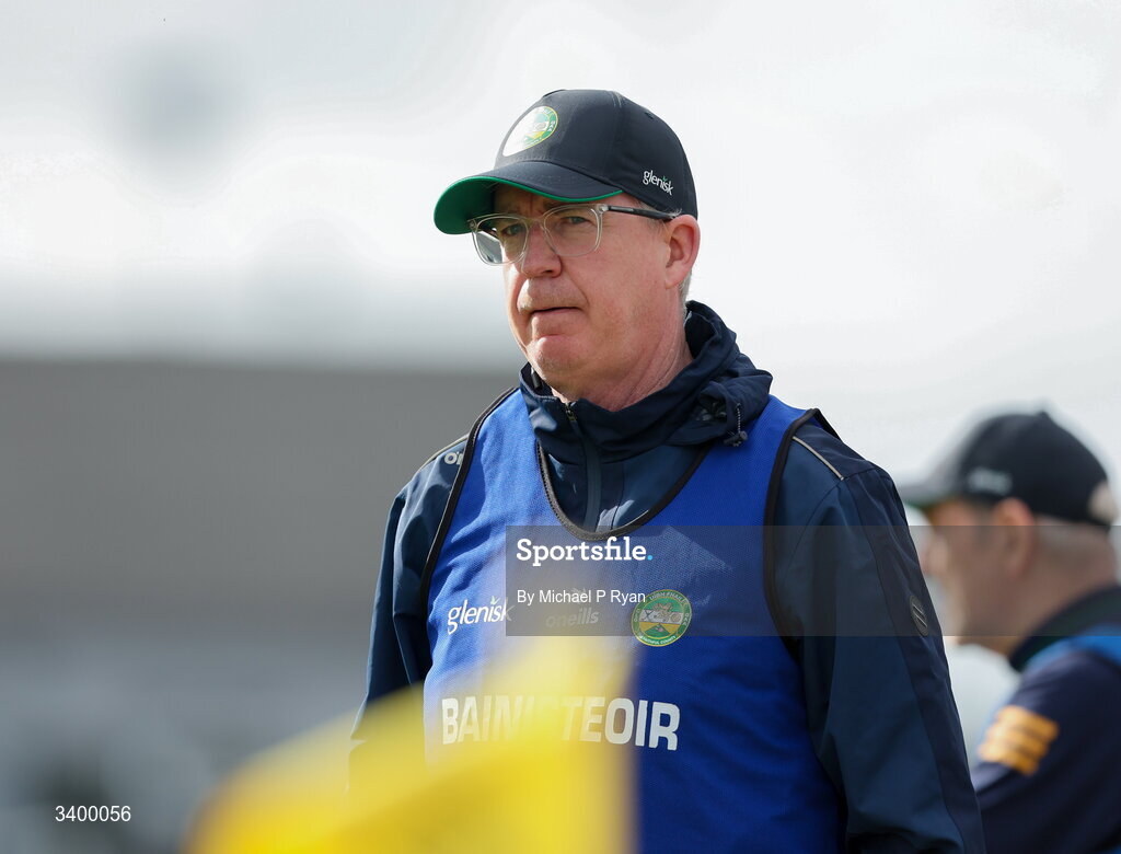 22 March 2026; Offaly joint-manager Declan Kelly during the Allianz Football League Division 2 match between Offaly and Meath at Glenisk O'Connor Park in Tullamore, Offaly. Photo by Michael P Ryan/Sportsfile