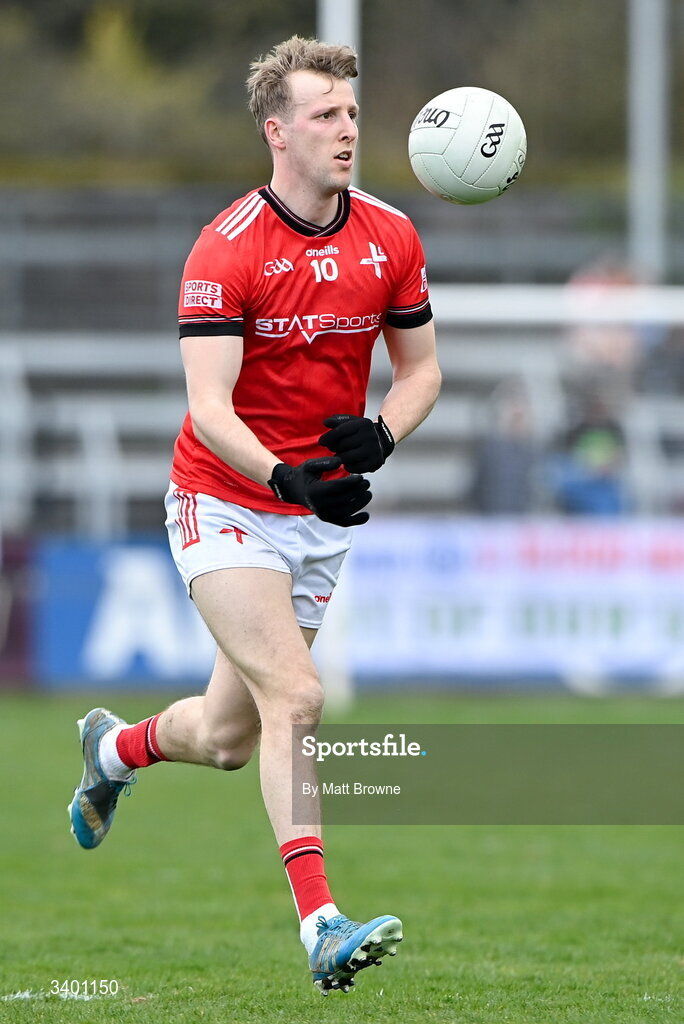 22 March 2026; Paul Matthews of Louth during the Allianz Football League Division 2 match between Kildare and Louth at Cedral St Conleth's Park in Newbridge, Kildare. Photo by Matt Browne/Sportsfile
