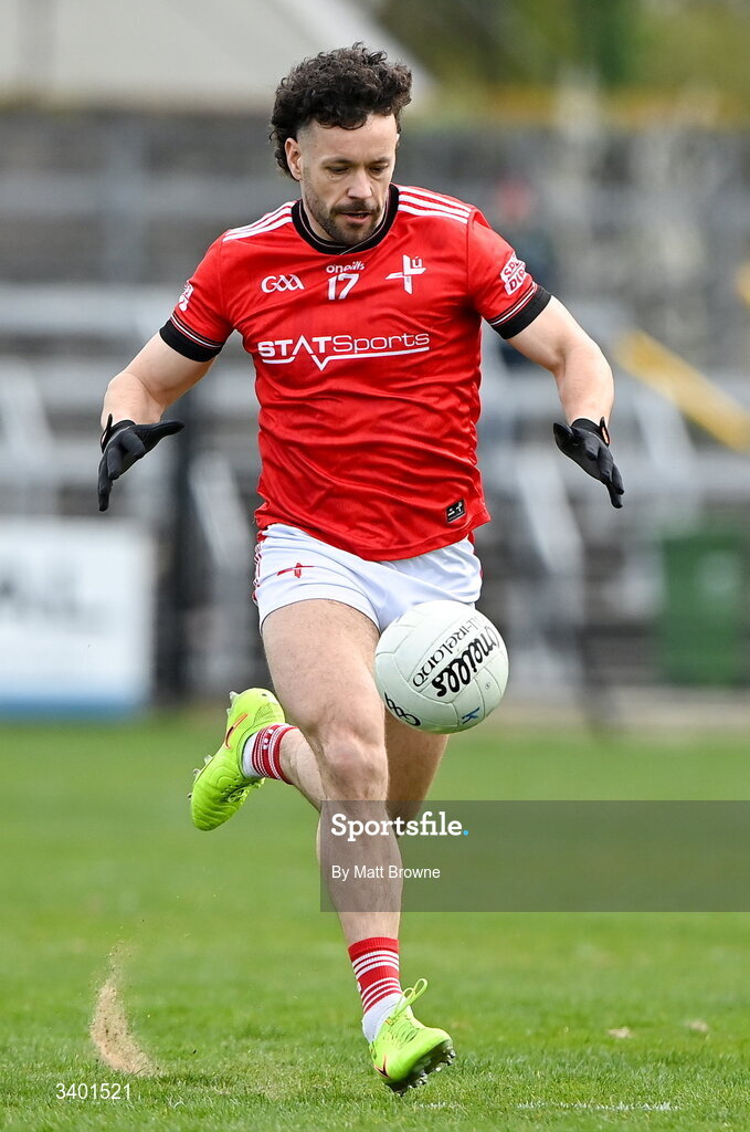22 March 2026; Conor Branigan of Louth during the Allianz Football League Division 2 match between Kildare and Louth at Cedral St Conleth's Park in Newbridge, Kildare. Photo by Matt Browne/Sportsfile