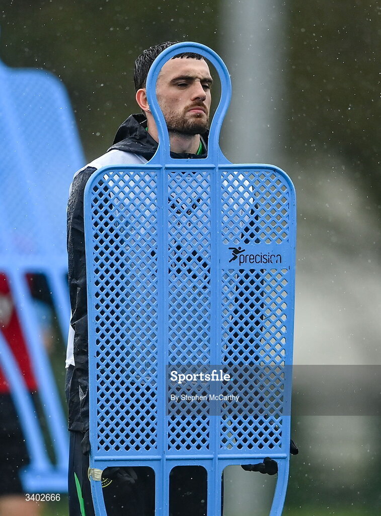 24 March 2026; Troy Parrott during a Republic of Ireland men's training session at the FAI National Training Centre in Abbotstown, Dublin. Photo by Stephen McCarthy/Sportsfile