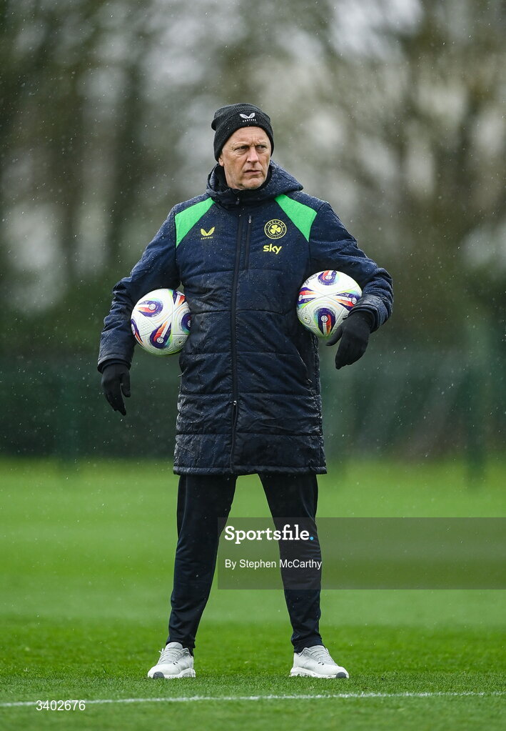 24 March 2026; Head coach Heimir Hallgrimsson during a Republic of Ireland men's training session at the FAI National Training Centre in Abbotstown, Dublin. Photo by Stephen McCarthy/Sportsfile