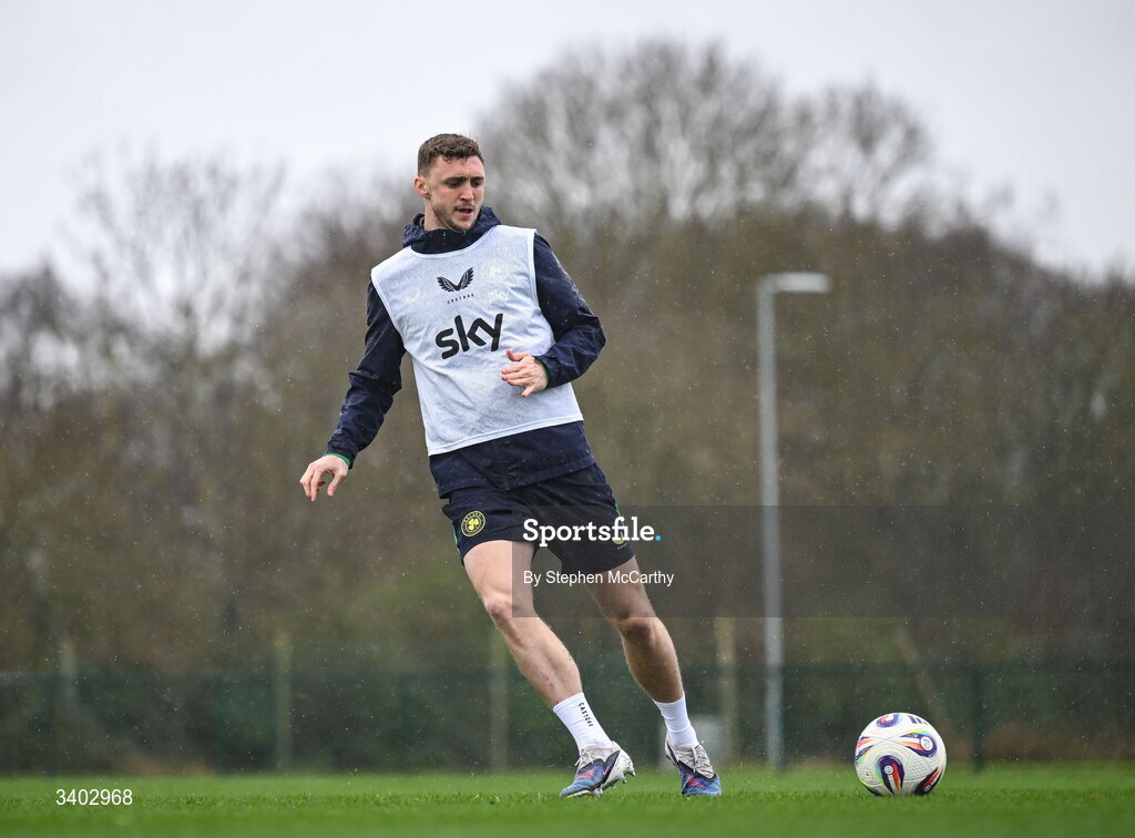 24 March 2026; Jack Taylor during a Republic of Ireland men's training session at the FAI National Training Centre in Abbotstown, Dublin. Photo by Stephen McCarthy/Sportsfile