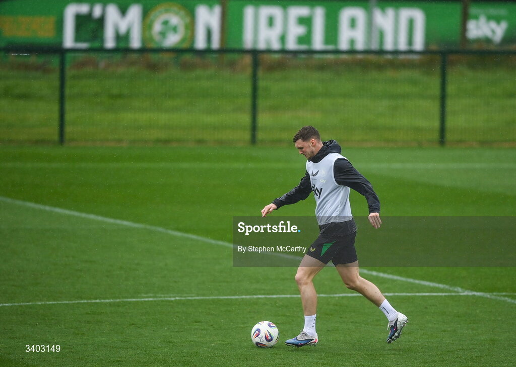 24 March 2026; Jack Taylor during a Republic of Ireland men's training session at the FAI National Training Centre in Abbotstown, Dublin. Photo by Stephen McCarthy/Sportsfile