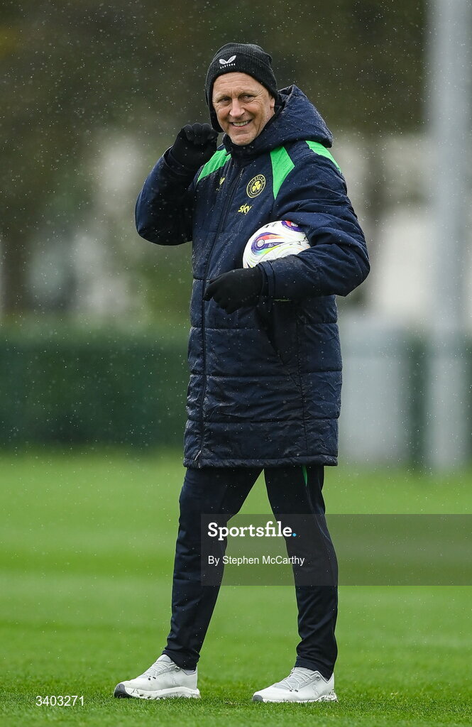 24 March 2026; Head coach Heimir Hallgrimsson during a Republic of Ireland men's training session at the FAI National Training Centre in Abbotstown, Dublin. Photo by Stephen McCarthy/Sportsfile