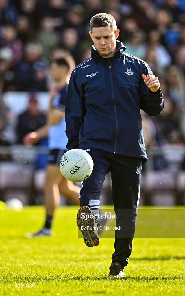 22 March 2026; Dublin coach Stephen Cluxton before the Allianz Football League Division 1 match between Galway and Dublin at Pearse Stadium in Galway. Photo by Piaras Ó Mídheach/Sportsfile