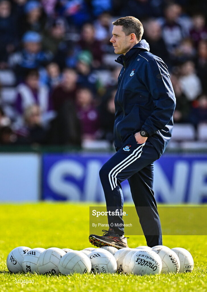 22 March 2026; Dublin coach Stephen Cluxton before the Allianz Football League Division 1 match between Galway and Dublin at Pearse Stadium in Galway. Photo by Piaras Ó Mídheach/Sportsfile