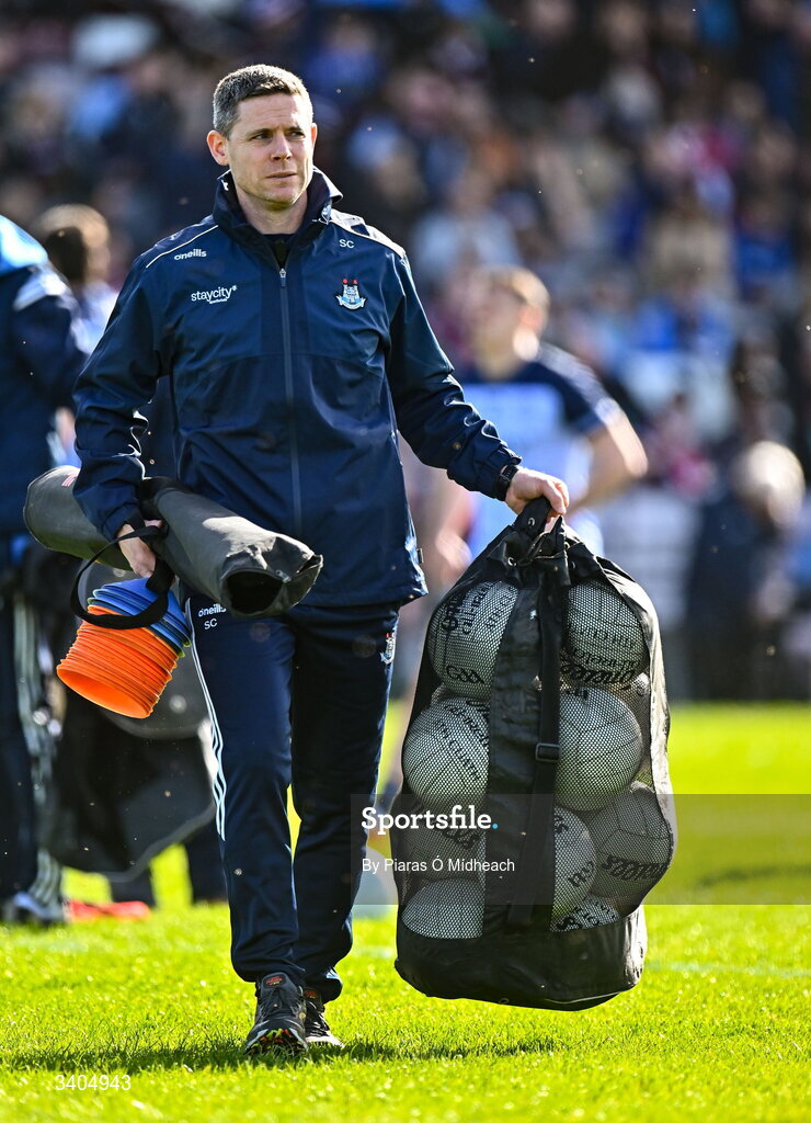 22 March 2026; Dublin coach Stephen Cluxton before the Allianz Football League Division 1 match between Galway and Dublin at Pearse Stadium in Galway. Photo by Piaras Ó Mídheach/Sportsfile