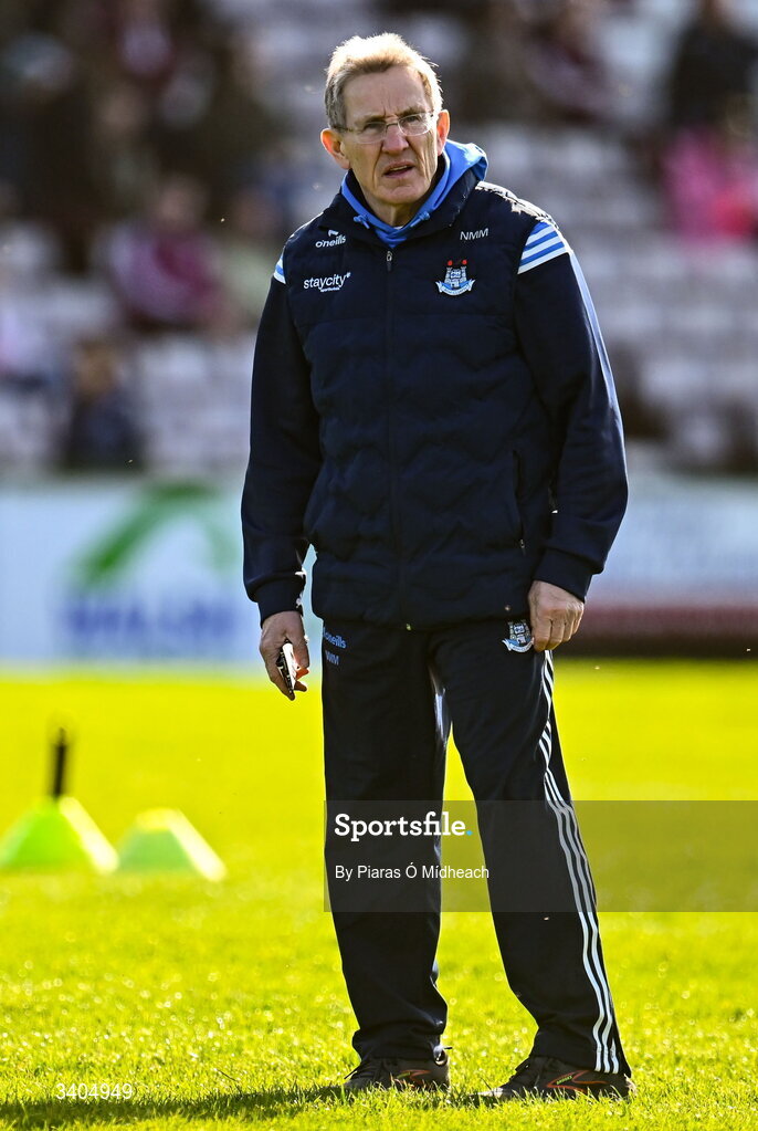 22 March 2026; Dublin selector Niall Moyna before the Allianz Football League Division 1 match between Galway and Dublin at Pearse Stadium in Galway. Photo by Piaras Ó Mídheach/Sportsfile