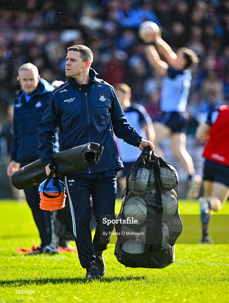 22 March 2026; Dublin coach Stephen Cluxton before the Allianz Football League Division 1 match between Galway and Dublin at Pearse Stadium in Galway. Photo by Piaras Ó Mídheach/Sportsfile