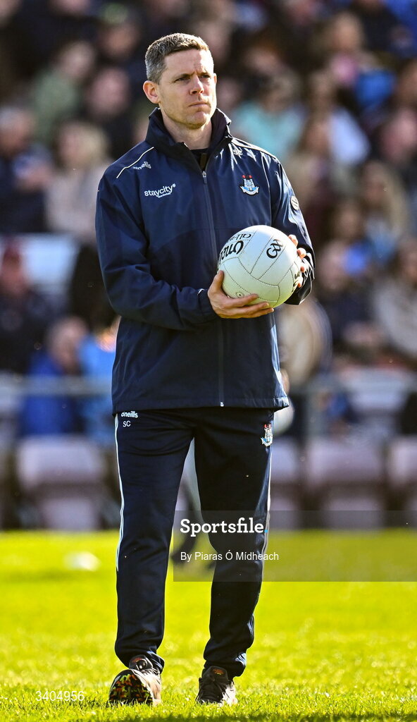 22 March 2026; Dublin coach Stephen Cluxton before the Allianz Football League Division 1 match between Galway and Dublin at Pearse Stadium in Galway. Photo by Piaras Ó Mídheach/Sportsfile